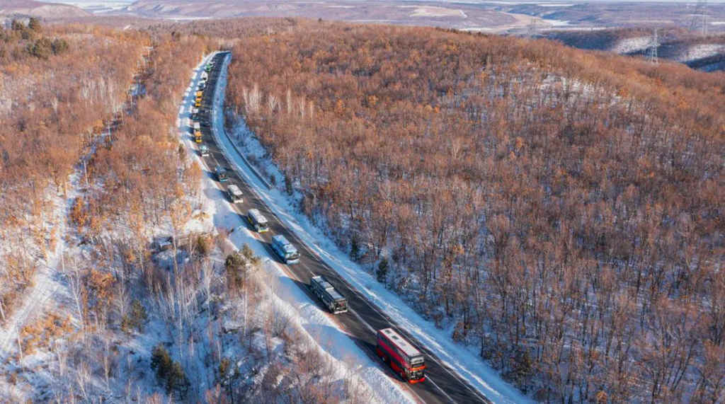 -40°C! BYD Commercial Vehicles Successfully Conquer the Black River in Extreme Cold Challenge