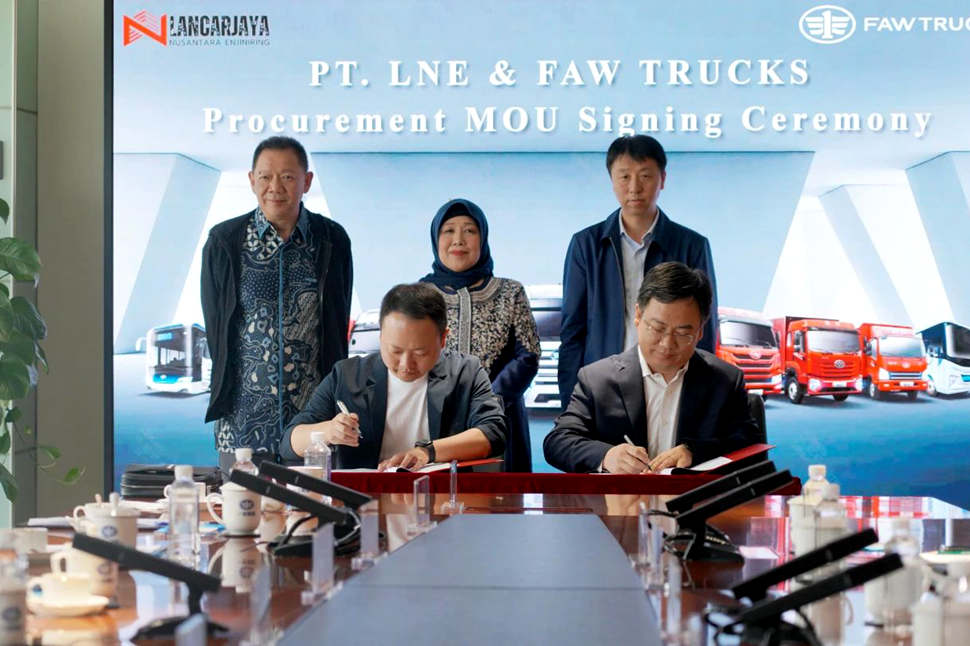 Breakthrough in Indonesia! FAW Trucks and LNE Sign Memorandum for 1,500 Vehicle Order