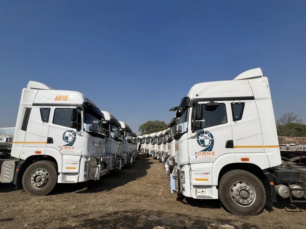 21 FAW Jiefang Tractors Successfully Delivered to China Railway No. 9 Bureau Zambia Multi-business Center