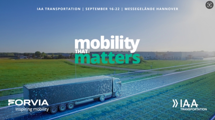 FORVIA Showcases Breakthrough Sustainable Technologies for Commercial Vehicles at the 2024 IAA Transportation in Hanover, Germany