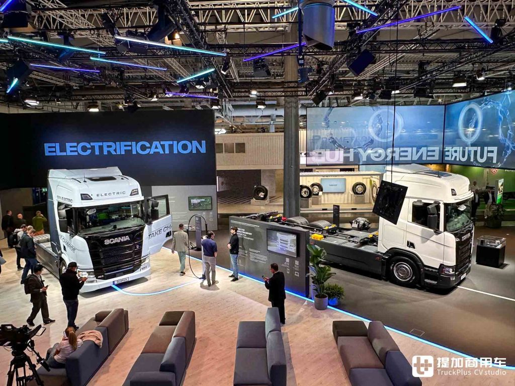 2024IAA: V8 Engine, Natural Gas + Super Power Showcase, Expansion of Electric Models, Scania Indoor Exhibit Interpretatio