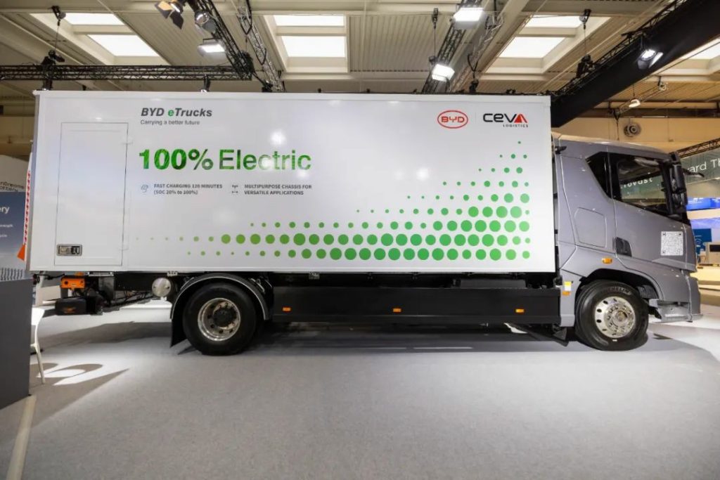 BYD and CEVA Logistics Partner to Achieve Decarbonization Goals in European Ground Transportation