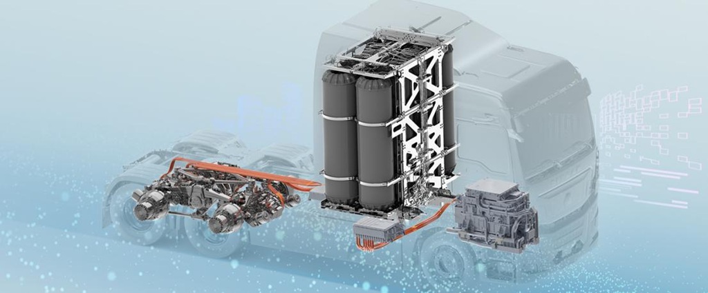 2024 Hannover Auto Show Highlight: SINOTRUK New Energy SITRAK Hydrogen Fuel Cell Tractor Makes a Stunning Debut