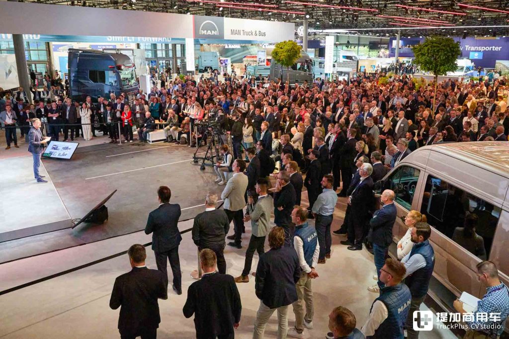 2024 IAA: Pure Electric and Hydrogen Internal Combustion Vehicles Debut, Diesel Powertrain Innovations, MAN Germany Exhibit Interpretation