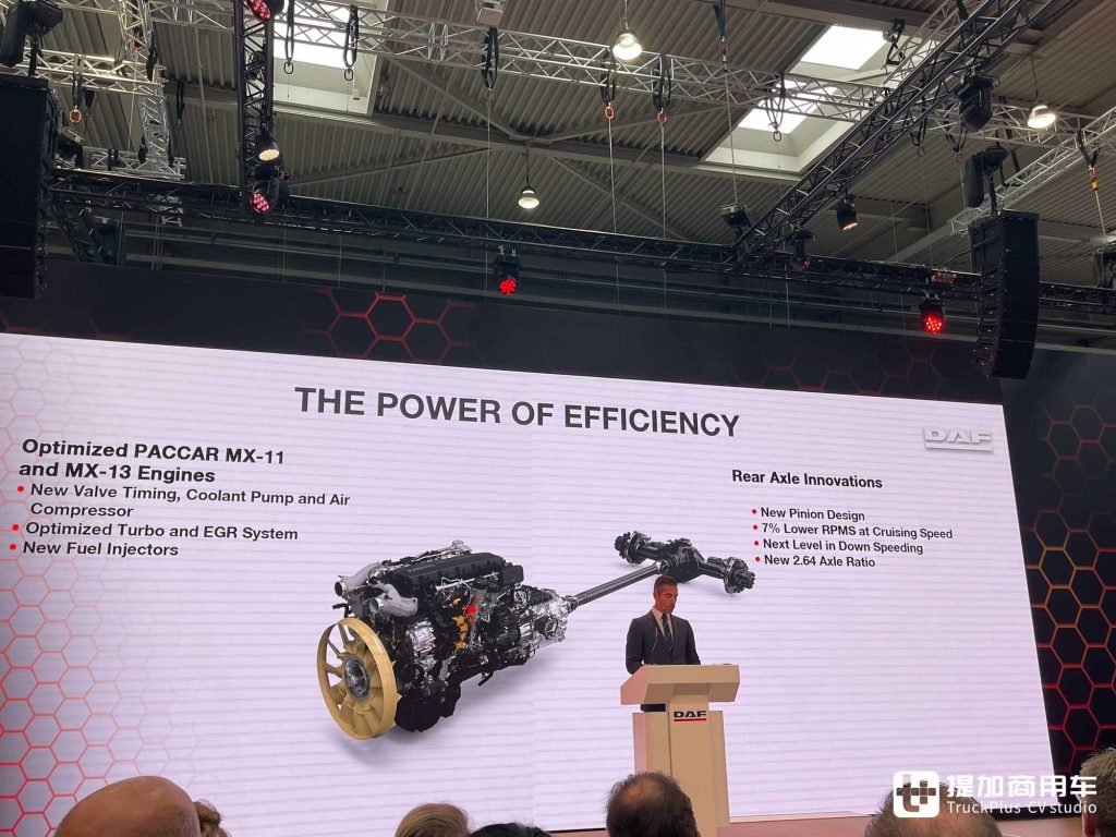 2024IAA: Introduction of the Miller Cycle Diesel Engine, Full Range of Diesel Models Exhibited, DAF Exhibit Interpretation from the Netherlands