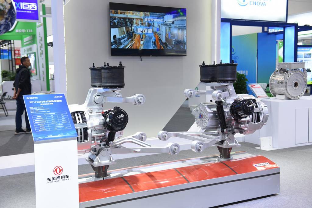 A Feast of Green Technology! Dongfeng Commercial Vehicle Debuts at the New Energy Vehicle Parts Trade Fai
