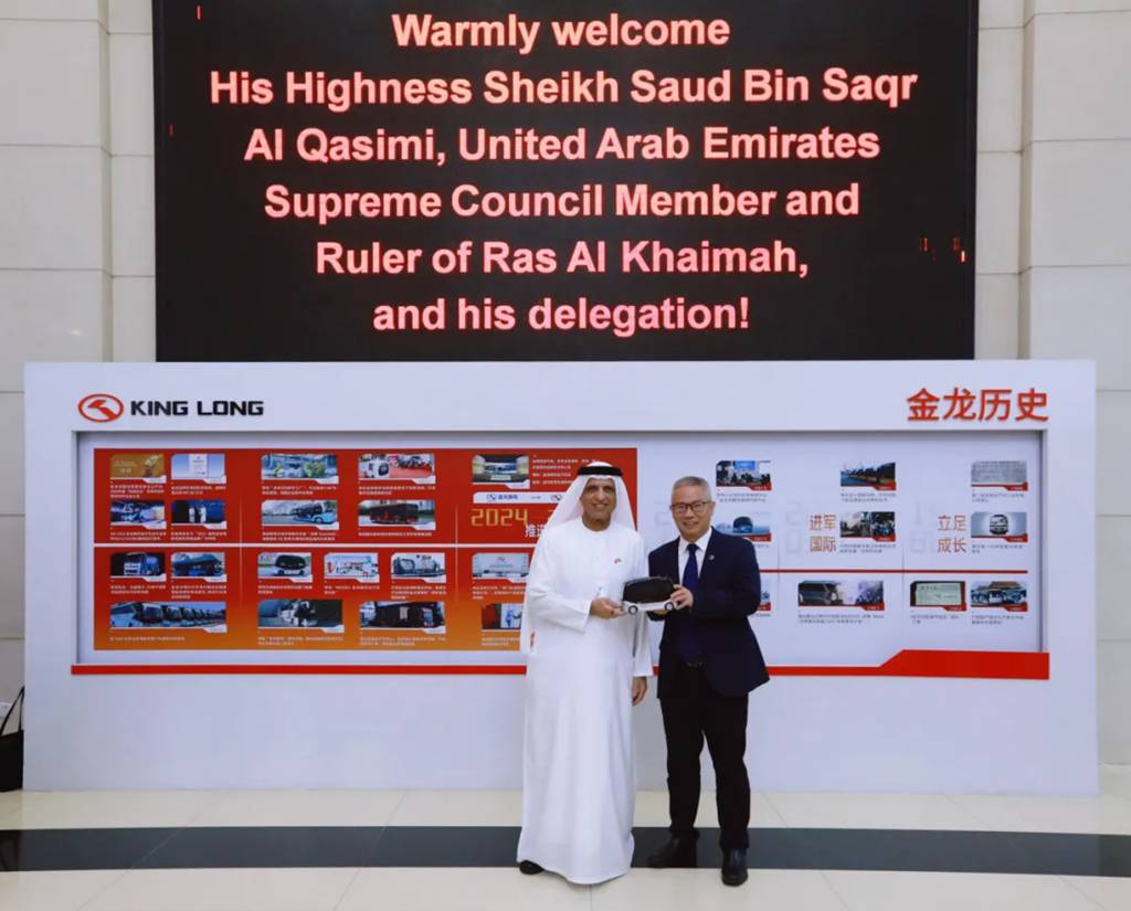 Visit to Xiamen King Long by Sheikh Saud, Member of the UAE Federal Supreme Council and Ruler of Ras Al Khaimah