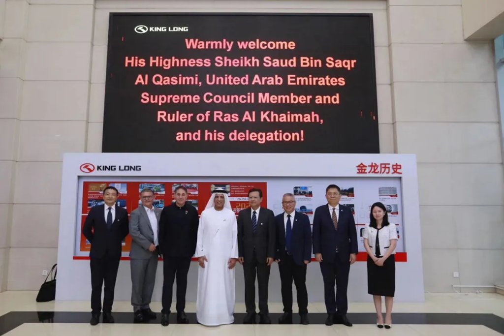 Visit to Xiamen King Long by Sheikh Saud, Member of the UAE Federal Supreme Council and Ruler of Ras Al Khaimah