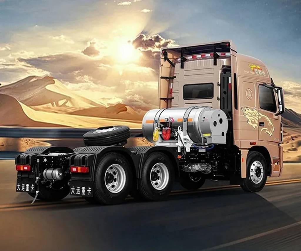 540 Horsepower Upgrade! Interior Details Optimized, Dayun N9H Gas-Powered Heavy Truck Is the Top Choice for Coal Transport in Autumn and Winter