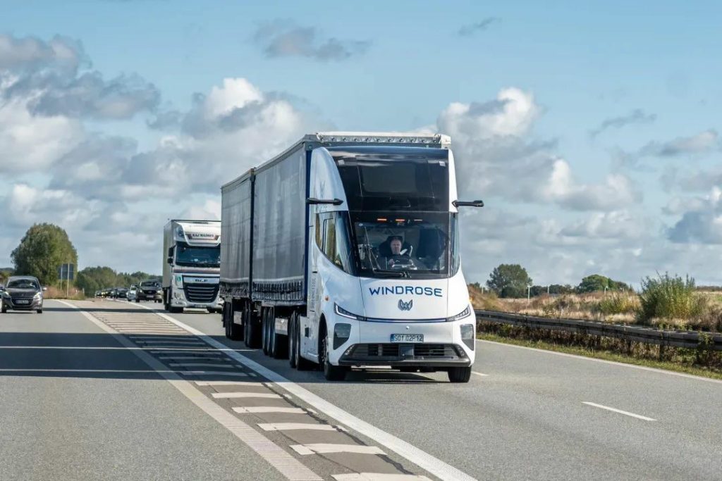 Windrose All-Electric Heavy Truck Ready for Mass Production and Delivery