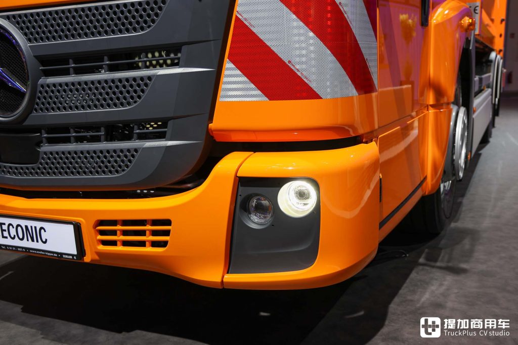 2024IAA: Pioneer in Low-Entry Trucks, Mercedes eEconic 300 Fully Electric Model On-Site
