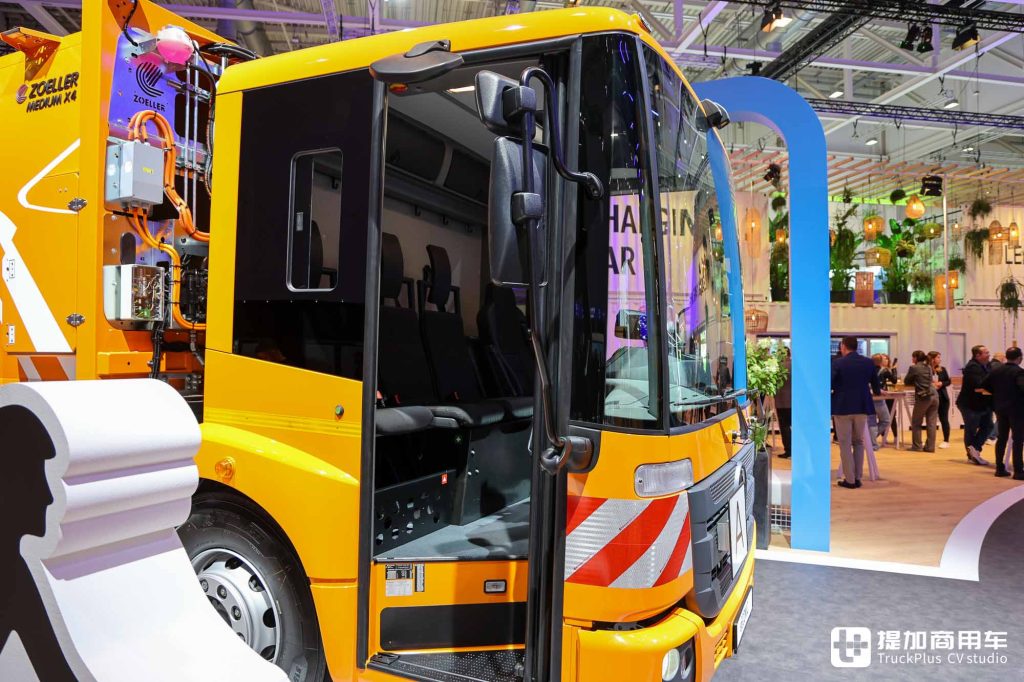 2024IAA: Pioneer in Low-Entry Trucks, Mercedes eEconic 300 Fully Electric Model On-Site
