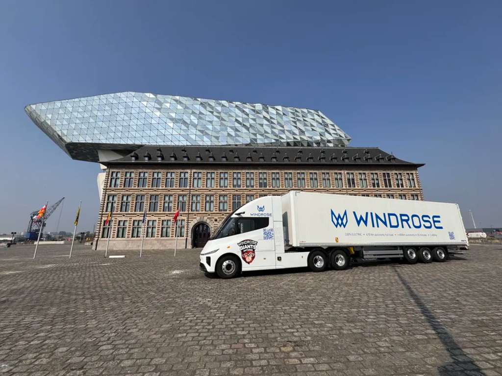 Windrose All-Electric Heavy Truck Ready for Mass Production and Delivery
