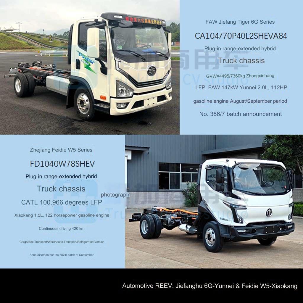 The Jiangling 3-ton electric micro truck stands out, while Skyworth's new low-entry sanitation chassis makes its debut, in the 2024 Q3 overview of new N-class truck chassis announcements (Part 1)