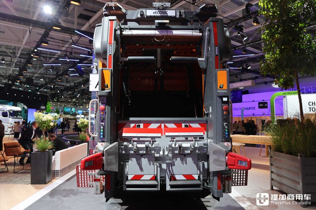 2024IAA: Pioneer in Low-Entry Trucks, Mercedes eEconic 300 Fully Electric Model On-Site