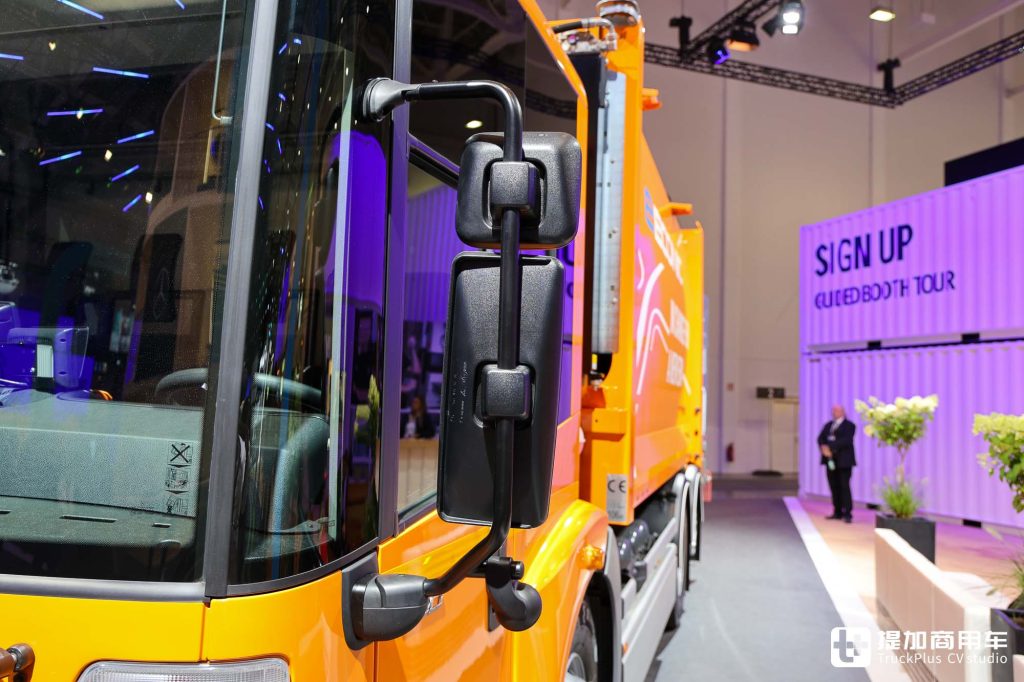 2024IAA: Pioneer in Low-Entry Trucks, Mercedes eEconic 300 Fully Electric Model On-Site