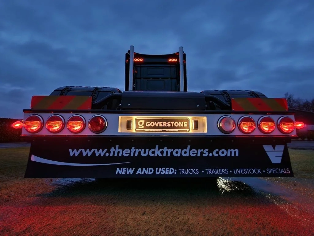 The Long-Hood King of the Highway + V8 Engine: A Close-Up Look at the Scania T 164 Long-Hood Truck