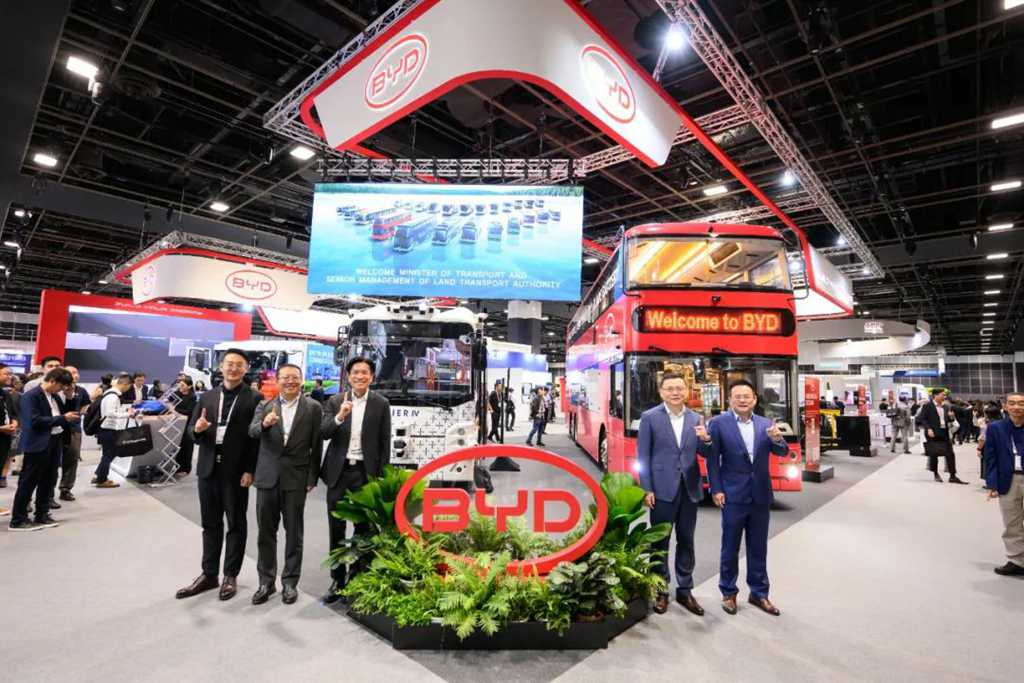 100 Units of T9R Electric Heavy-Duty Trucks Ordered: BYD Shines at SITCE 2024 in Singapore