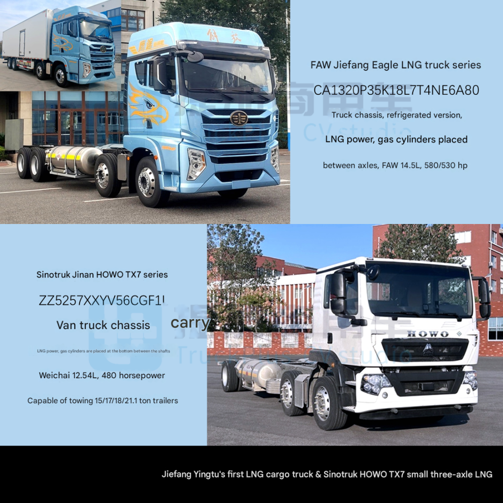 Jiefang JH6 cargo version has been updated, while the long-range Xinghan H has introduced an 18-ton methanol tractor. Additionally, the Ministry of Industry and Information Technology has announced the 389th batch of N-class heavy trucks.