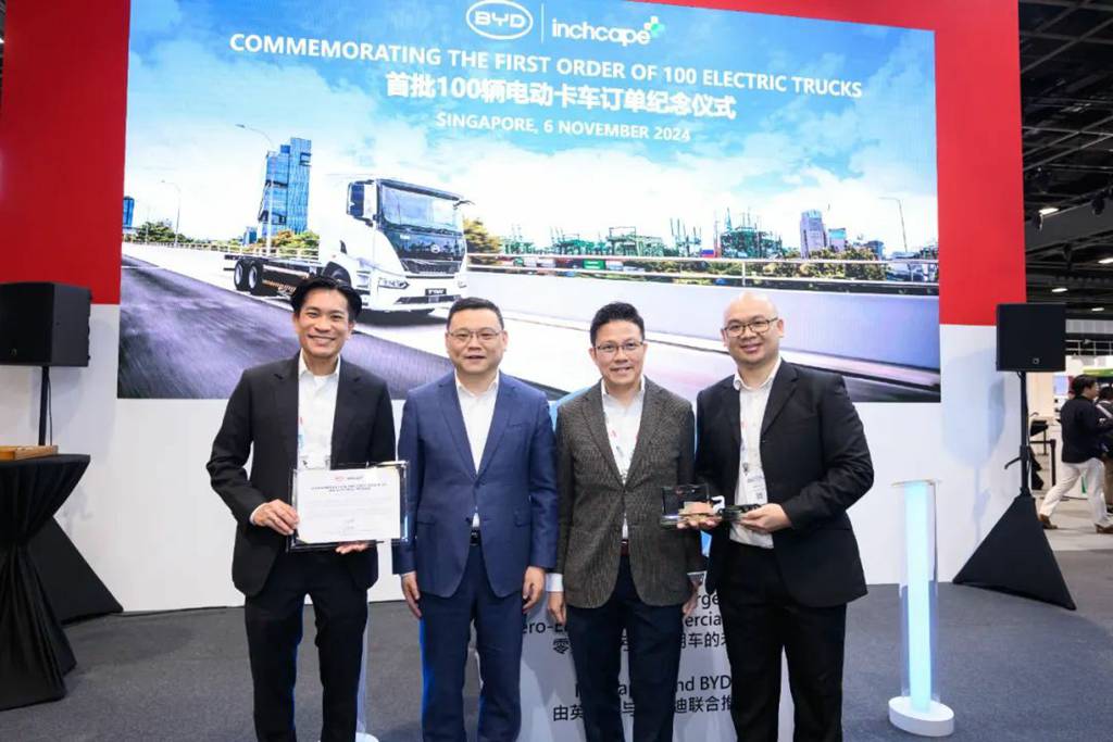 100 Units of T9R Electric Heavy-Duty Trucks Ordered: BYD Shines at SITCE 2024 in Singapore