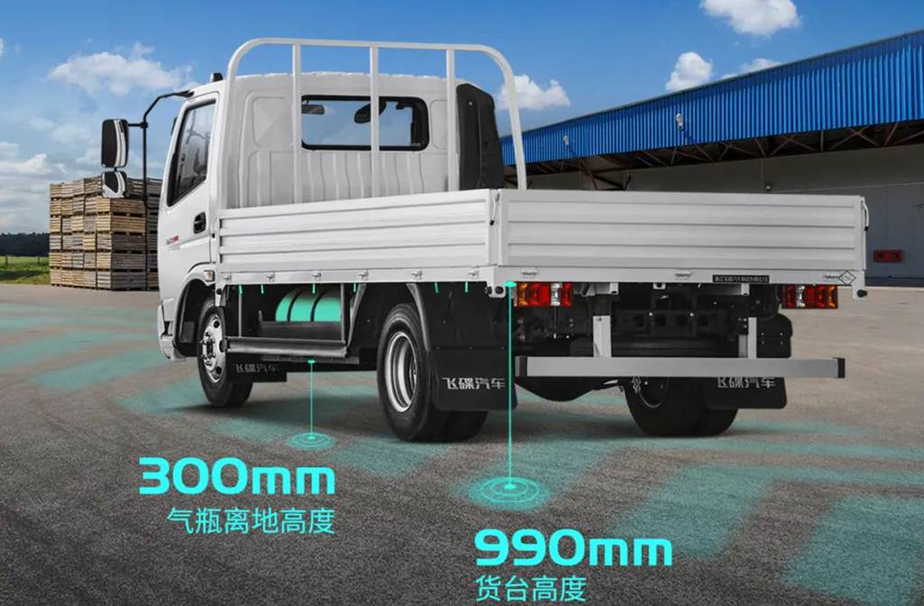 180L + 140L Large Gas Cylinders, 666 KM Range! Get to Know the Feidie Aochi MV3 CNG Model!