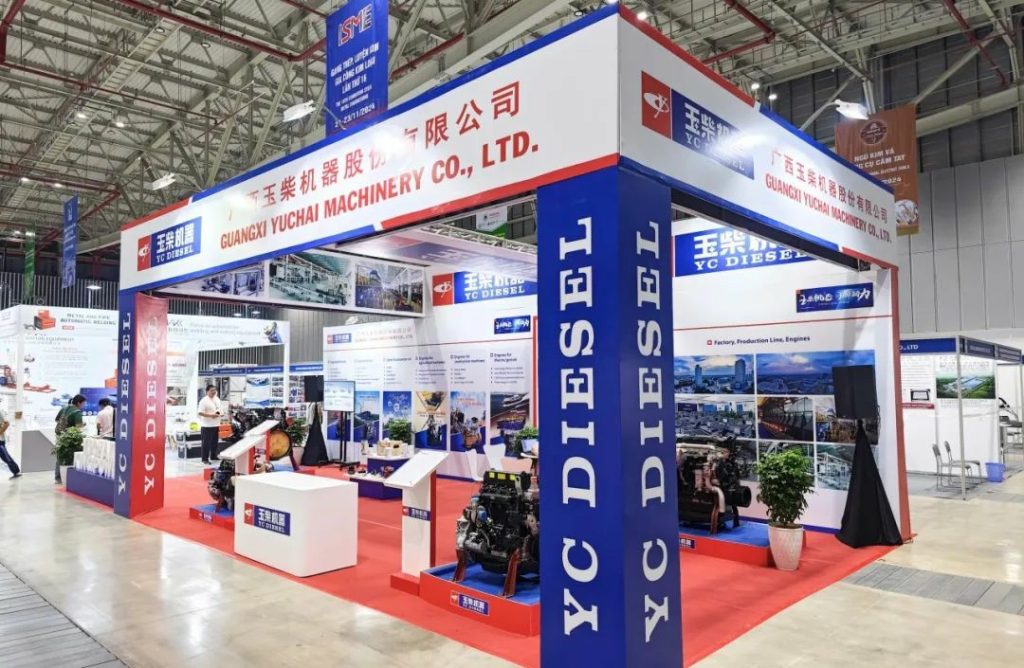 Yuchai Machinery Showcased at the 2024 Vietnam International Electromechanical Expo