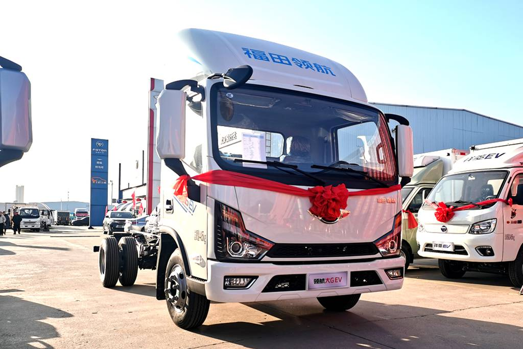 The First New - Energy Eco - Port of Foton Motor in the Country is Completed and Put into Use