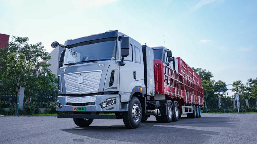 Farizon X7E + X3E Pure Electric Parent-Child Truck New Product Launched, Ton-Kilometer Energy Consumption Cost as Low as 3 Cents!