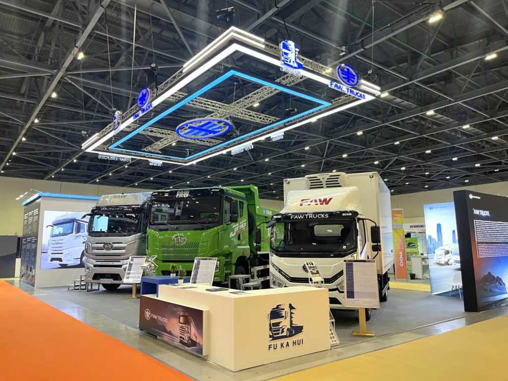 FAW Trucks Makes a Strong Debut at the Astana International Commercial Vehicle Exhibition