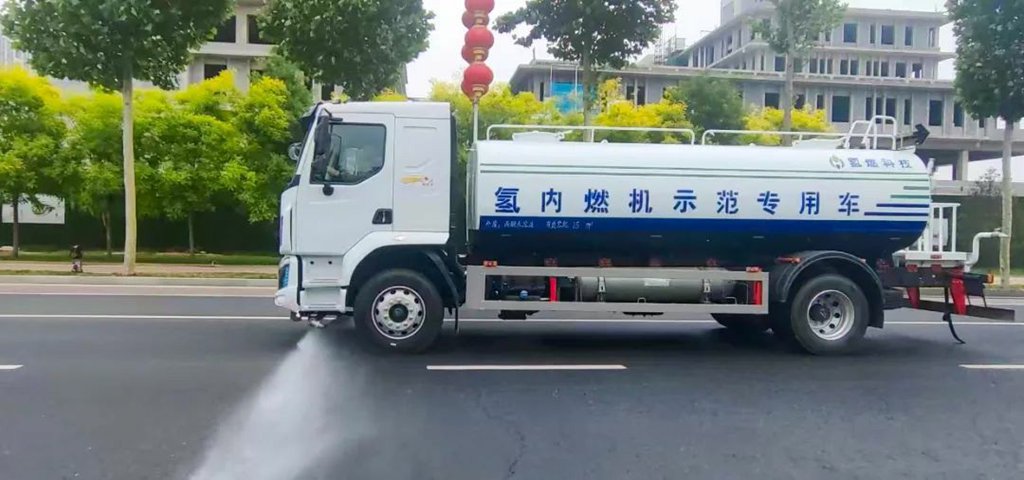 The First Commercial Vehicle Hydrogen - Fueled Engine in China Put into Use in Cangzhou, Hebei