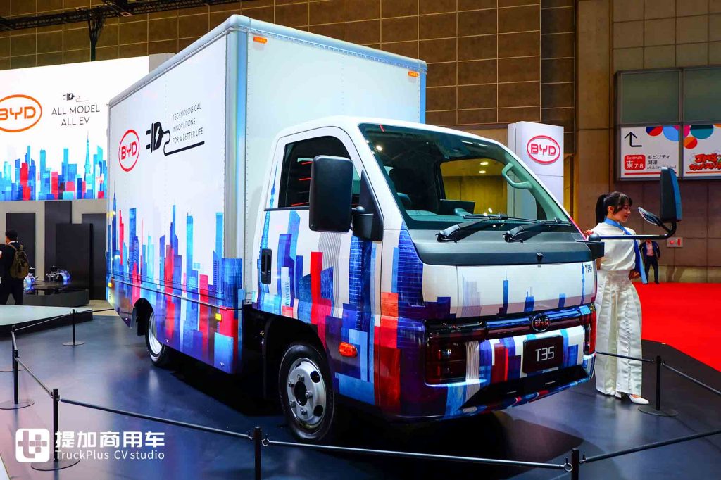 Suitable for Both Commercial and Family Use, Turning Radius Less Than 5 Meters! How Powerful Is BYD T35 Pure Electric Light Truck Making Its Global Debut in Japan?