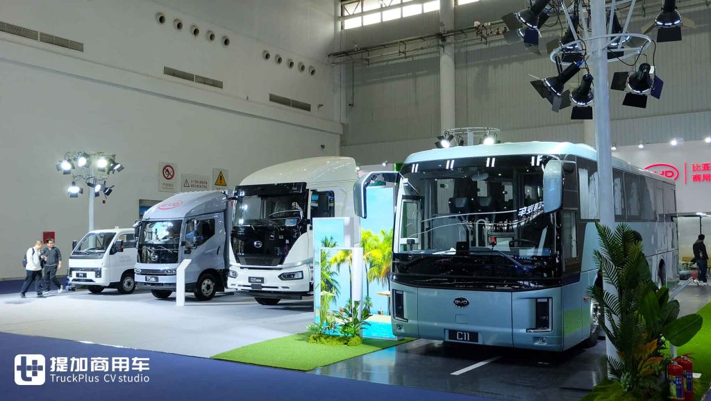2025 CCVS | T4 Pure Electric Coupe Truck & C11 Pure Electric Tourist Bus Debut! A Look at BYD Commercial Vehicles’ Exhibits