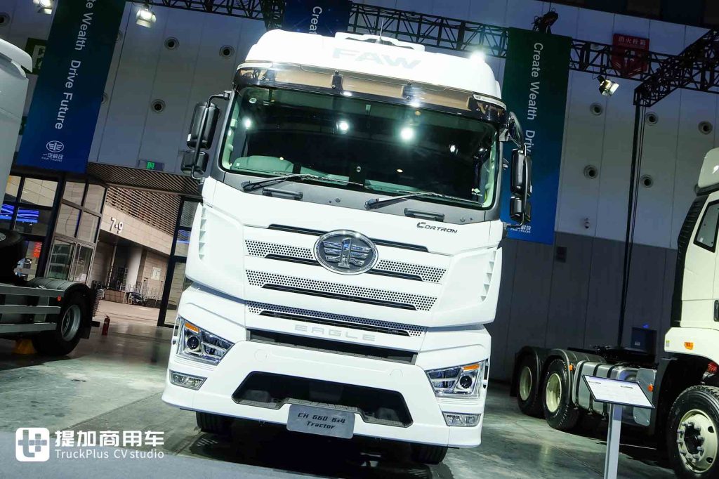 Gross Combination Weight up to 120 Tons! Built for Road Trains: A Live Review of FAW Trucks’ Newly Launched Export-Model CORTRON CH Tractor