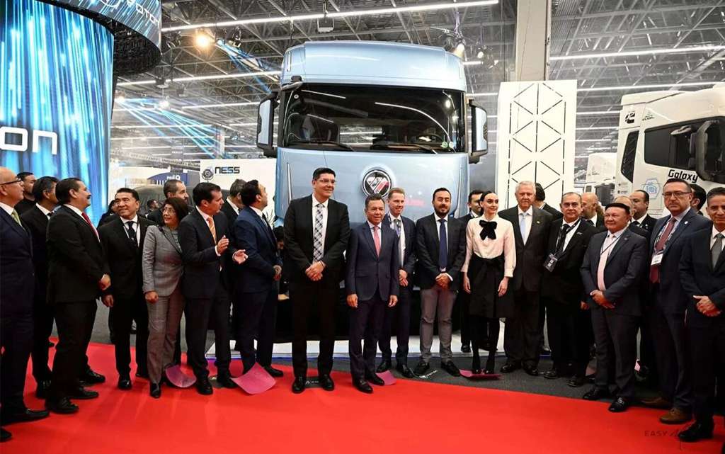 FOTON Motor shines at Expo Transporte 2025 with the intelligent heavy truck GALAXUS 9 making its debut in Mexico